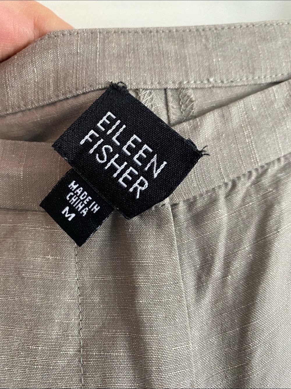 Eileen F Silk & Linen Set 2pc - Picture 13 of 16